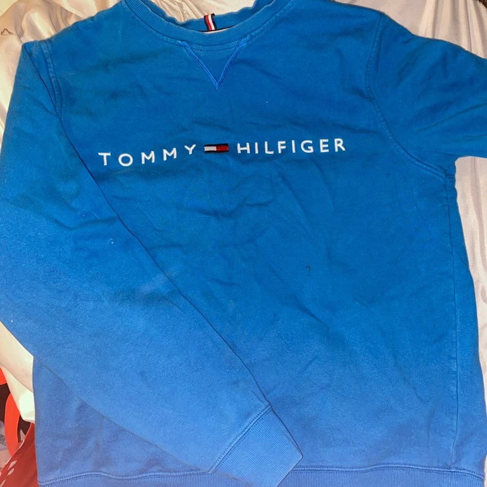 Tommy Hilfiger womens Blue Sweater